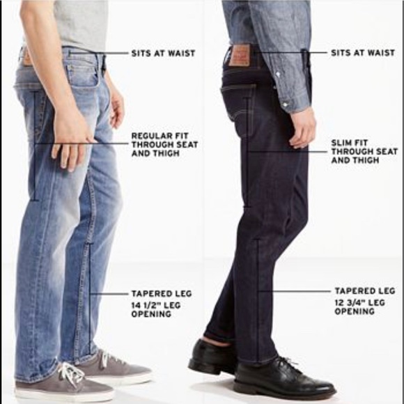 NWT Levi’s 512 Slim Taper Jeans Men’s 30/30 - Picture 6 of 7